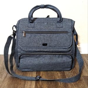 Lug Via Travel RFID-Blocking Weekender Bag - Heather Grey, EUC 🌟RARE🌟